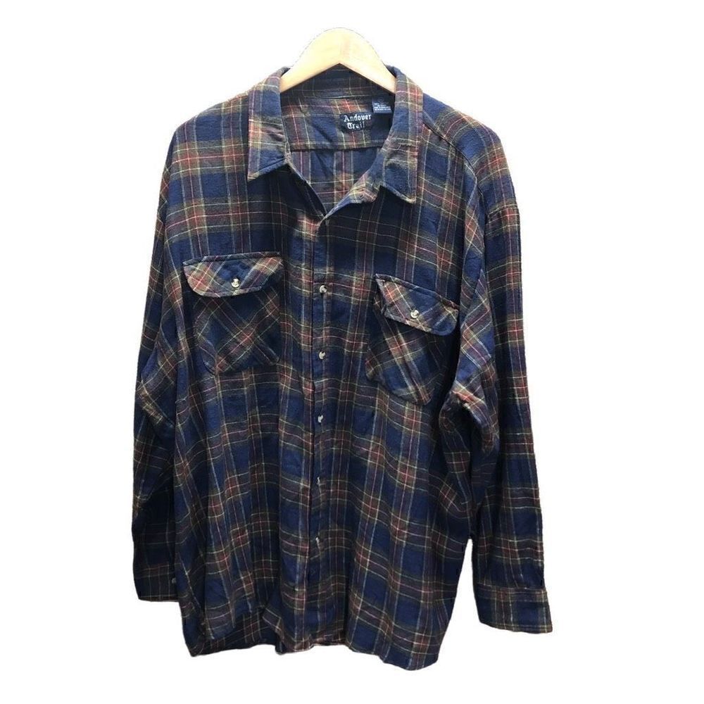 Andover Trail Cotton Flannel Mens 3XL (XXL) Big Man